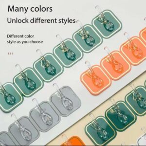 Nordic Detachable 6in1 flexible adhesive hooks